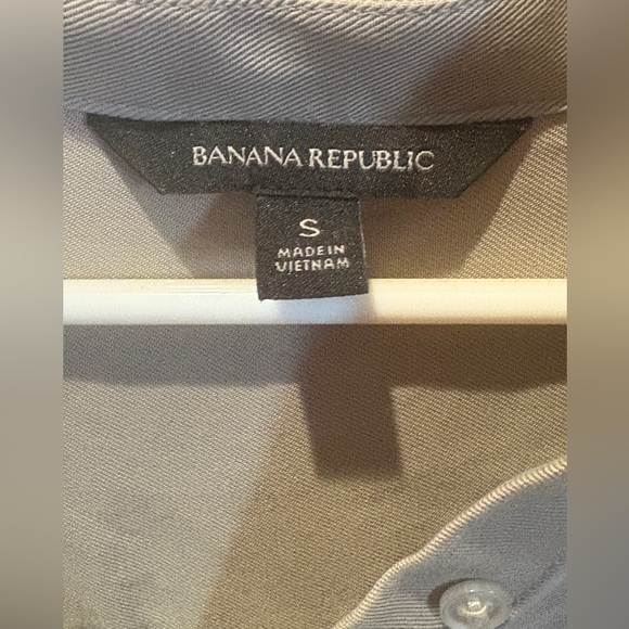 Banana Republic Feather Grey Tencel Tunic - Picture 8 of 17